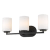 Manhattan 3 Light Bath Vanity - Matte Black