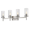 Winslett 4 Light Bath Vanity - Pewter