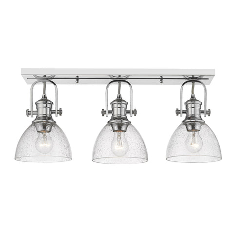 Hines 3 Light Semi-Flush - Chrome