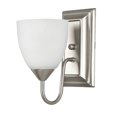 One Light Wall Sconce - Satin Nickel