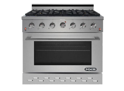 NXR 36" professional style gas range SC3611 Appliances Dazzling Spaces 