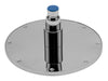 Polished Chrome 8" Round Multi Color LED Rain Shower Head Faucets Alfi 