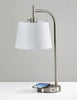 Drake AdessoCharge Table Lamp - White Shade Lamps Adesso 