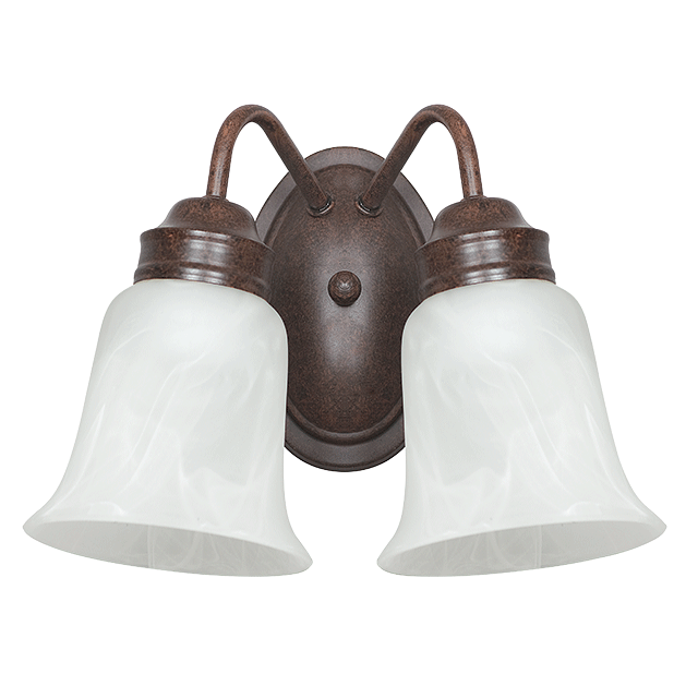 Two Light Wall Sconce - Rubbed Bronze