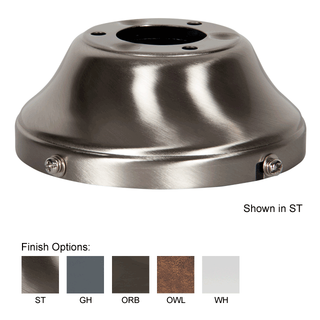 Fan Flush Mount Kit - Stainless Steel