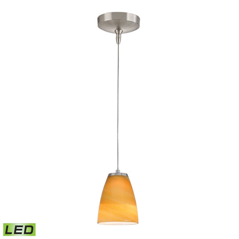 Low Voltage Collection 1 light mini pendant in Brushed Nickel Ceiling ELK Lighting 