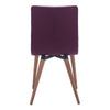 Jericho Dining Chair Purple Set of 2 Furniture Zuo 