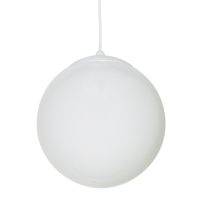 One Light Pendant - White