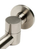Brushed Nickel Round Foldable Tub Spout