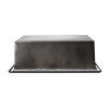 12" x 12" Black Matte Stainless Steel Square Single Shelf Bath Shower Niche