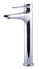 Polished Chrome Tall Single Hole Bathroom Faucet Faucets Alfi 