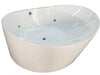 66" Round Free Standing Acrylic Air Bubble Bathtub Bathtub Alfi 