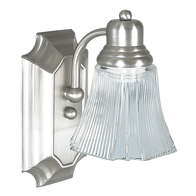 One Light Wall Sconce - Satin Nickel