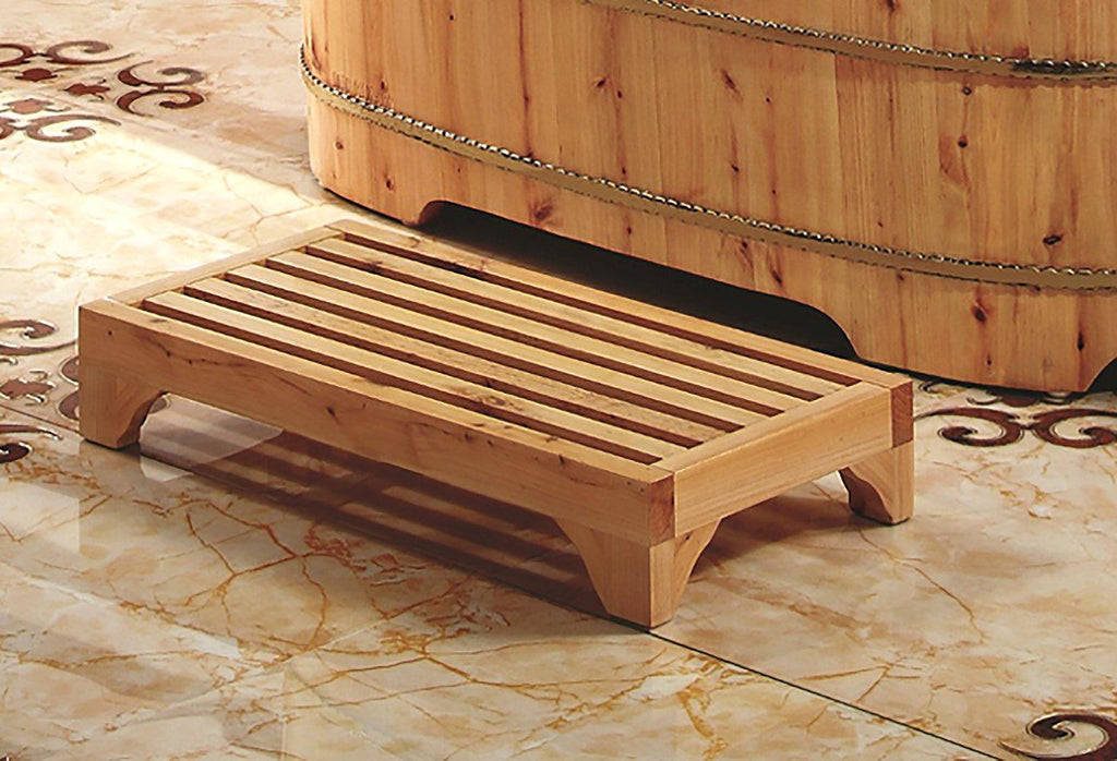 4" Modern Wooden Stepping Stool Multi-Purpose Accessory Accessories Alfi 