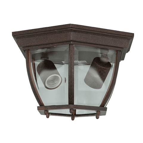 Two Light Lantern - Rubbed Bronze