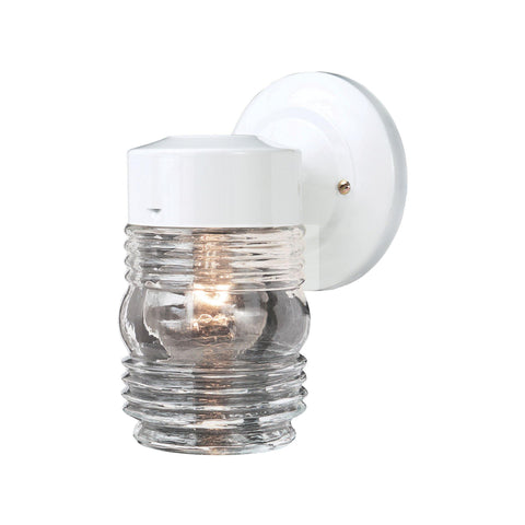 Essentials 1-Light Wall Lantern in Matte White Indoor Lighting Thomas Lighting 