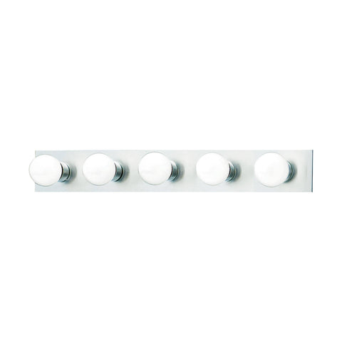 Vanity Strips 5-Light Wall Lamp in Brushed Nickel Wall Thomas Lighting 