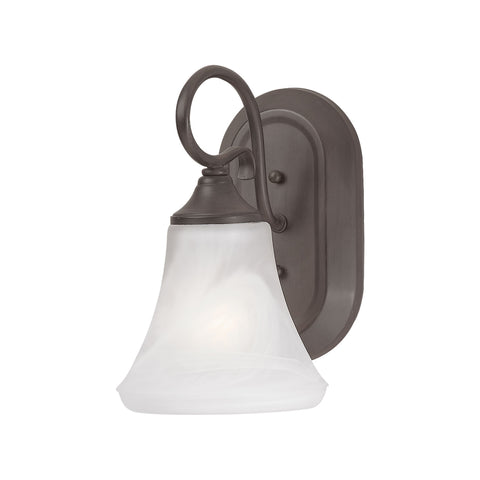 Elipse Wall Sconce in Painted Bronze Wall Thomas Lighting 