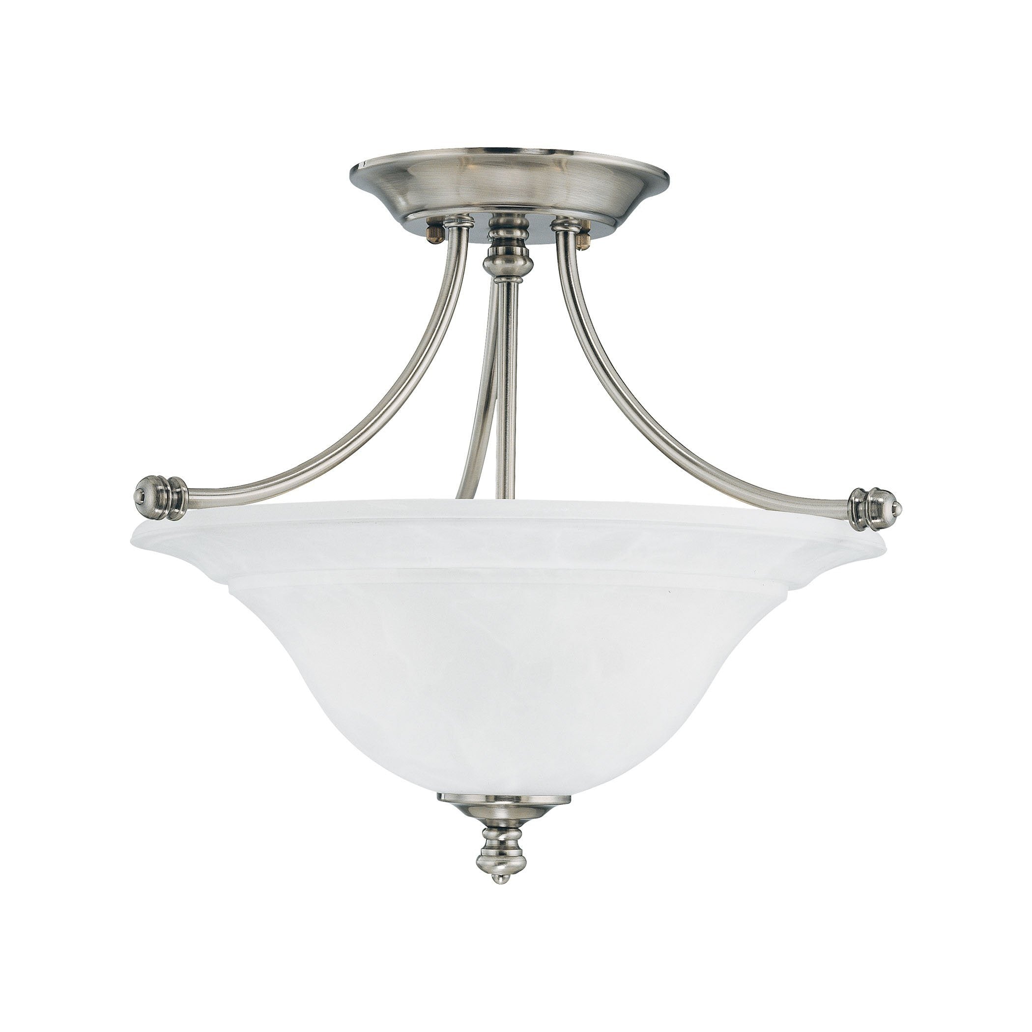 Harmony 2-Light Ceiling Lamp in Satin Pewter Ceiling Thomas Lighting 