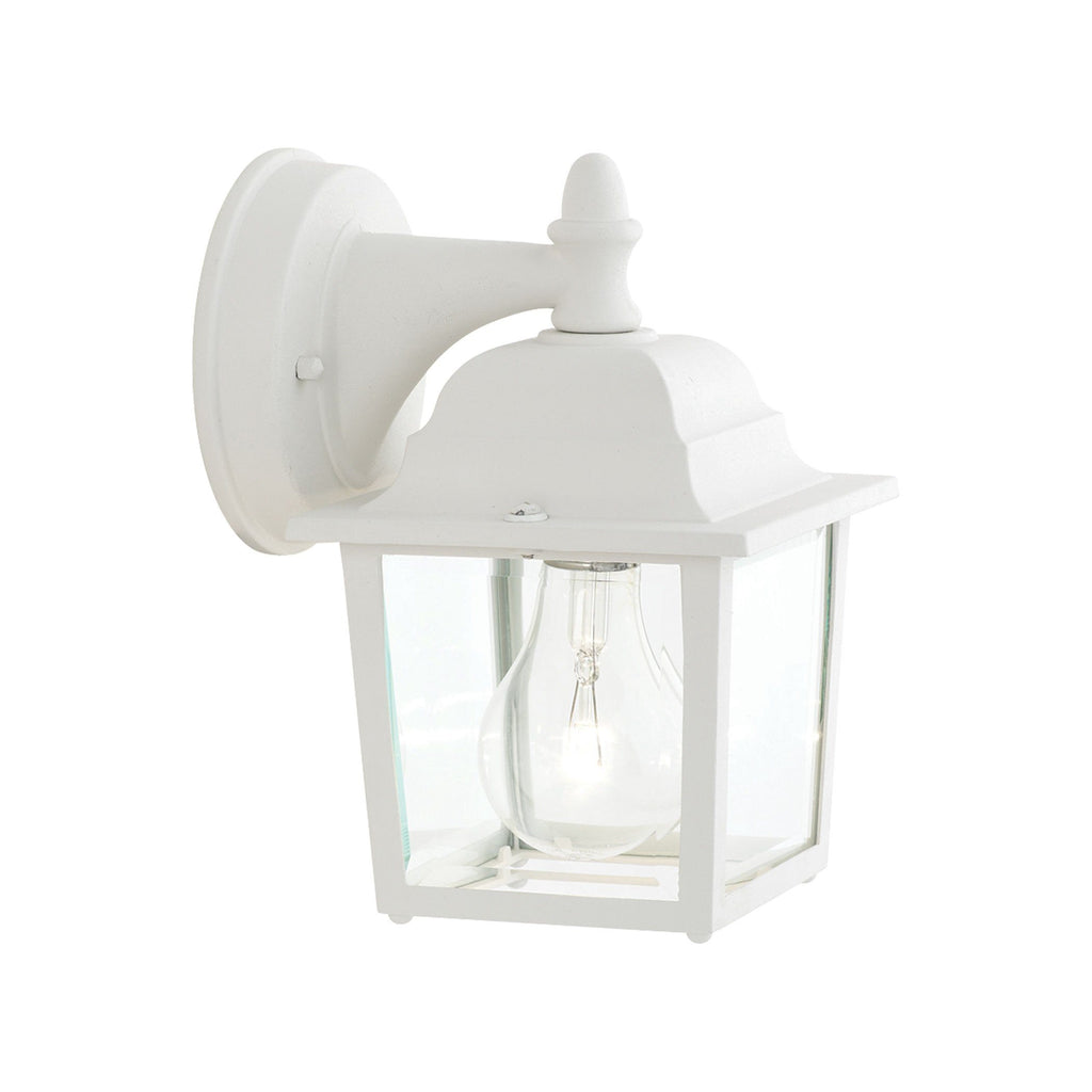 Hawthorne 1-Light Outdoor Wall Lantern in Matte White Outdoor Lighting Thomas Lighting 