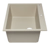 Biscuit 33" Single Bowl Drop In Granite Composite Kitchen Sink Sink Alfi 