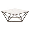 Tintern Coffee Table Stone & A. Brass Furniture Zuo 