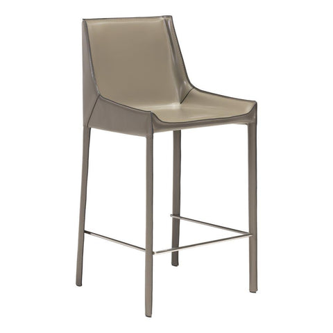 Fashion Bar Chair Stone Gray Set of 2 Furniture Zuo 