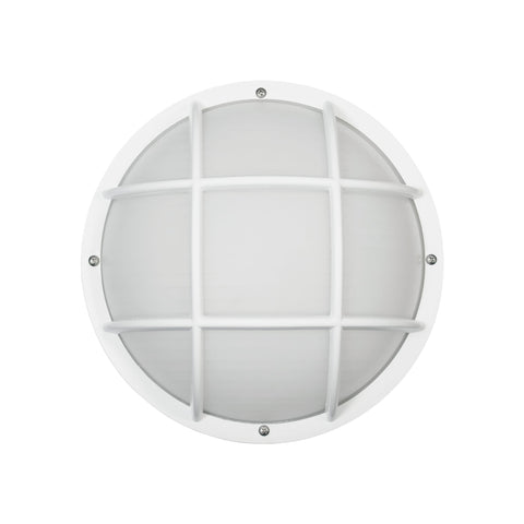 Essentials 1-Light Outdoor Wall Sconce in White Outdoor Lighting Thomas Lighting 