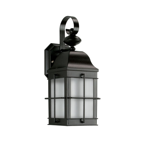 Essentials 1-Light Outdoor Wall Sconce in Black Outdoor Lighting Thomas Lighting 