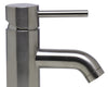 Brushed Nickel Single Lever Bathroom Faucet Faucets Alfi 