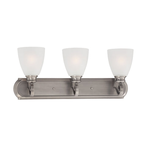 Haven 3-Light Wall Lamp in Satin Pewter Wall Thomas Lighting 