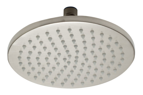Brushed Nickel 8" Round Multi Color LED Rain Shower Head Faucets Alfi 