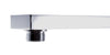 Polished Chrome 12" Square Raised Wall Mounted Shower Arm Faucets Alfi 