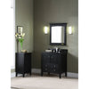 Kent 30-inch Vanity - Brown Ebony Furniture Ryvyr 