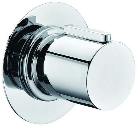 Polished Chrome Modern Round 3 Way Shower Diverter Faucets Alfi 