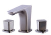 Brushed Nickel Widespread Modern Bathroom Faucet Faucets Alfi 