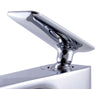 Polished Chrome Tall Single Hole Modern Bathroom Faucet Faucets Alfi 