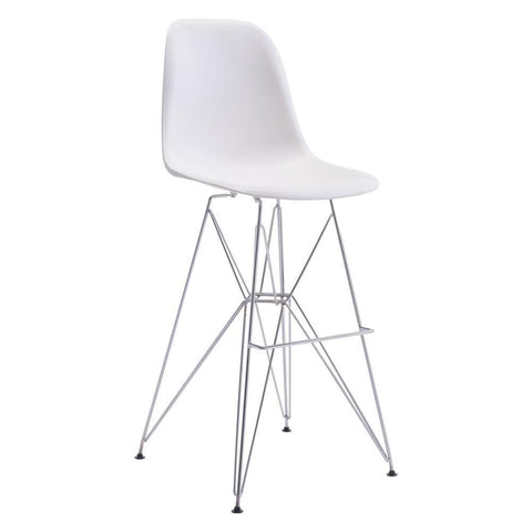 Zip Bar Chair White
