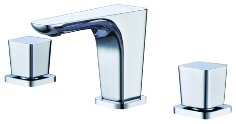 Polished Chrome Widespread Modern Bathroom Faucet Faucets Alfi 