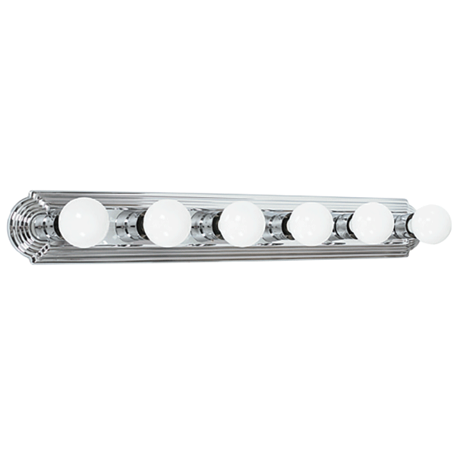 Six Light Vanity - Polished Chrome