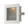 Step Lt - Wall Recessed, New Const (LED) w/lamp. Louvered fplate/Grey trim. Indoor Lighting ELK Lighting 