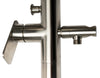 Brushed Nickel Free Standing Floor Mounted Bath Tub Filler