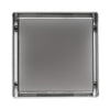 ABSD55B-BSS 5" x 5" Modern Square Polished Stainless Steel Shower Drain with Solid Cover Hardware Alfi 