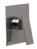 Brushed Nickel Shower Valve Mixer with Square Lever Handle Faucets Alfi 