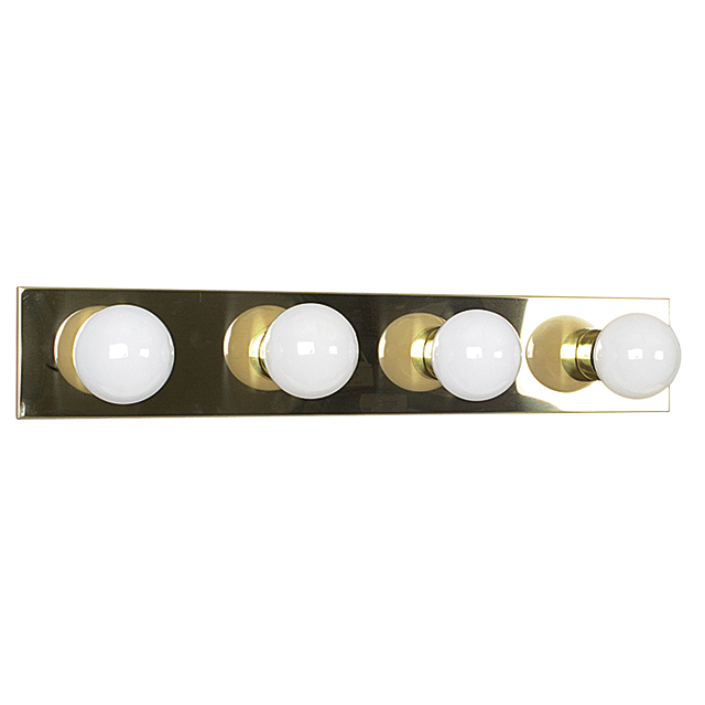 Four Light Vanity - Polished Brass