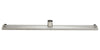 36" Modern Brushed Stainless Steel Linear Shower Drain with Solid Cover Hardware Alfi 