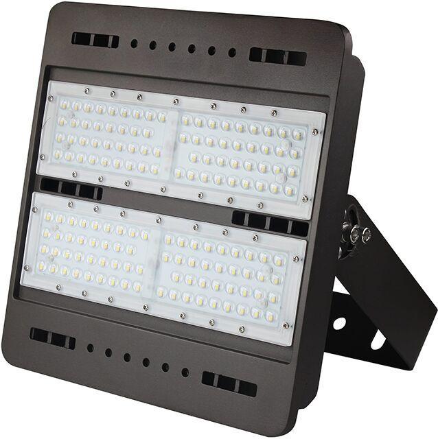 Large Bronze LED Area Light (Flood Light) - Wattage, Mount and Kelvin Options Architectural Dazzling Spaces 100W 50K Trunnion (wall/shoebox)