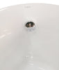 6 Foot White Free Standing Air Bubble Bathtub Bathtub Alfi 