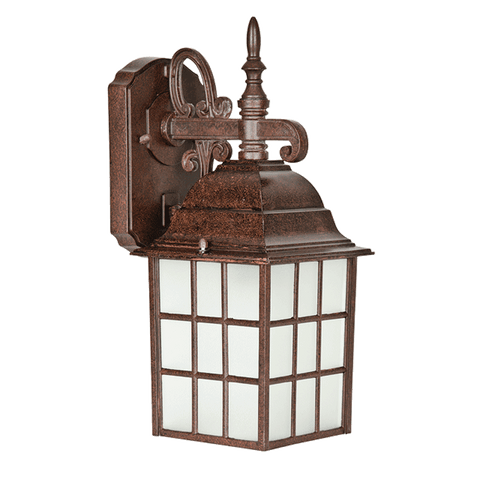 One Light Lantern - Rubbed Bronze
