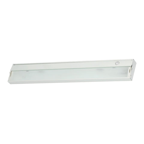ZeeLine 3 Lamp Xenon Cabinet Light In White With Diffused Glass Under Cabinet Elk Lighting 